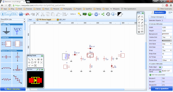 Getting Started with EasyEDA Part 2: Schematic Capture - Shawn Hymel