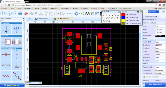 Getting Started with EasyEDA Part 3: PCB Layout - Shawn Hymel