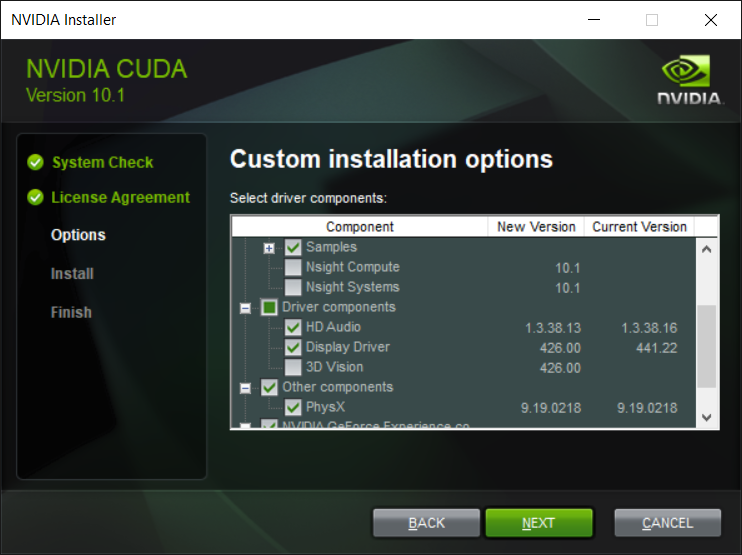 nvidia cuda toolkit 10.0 wont install