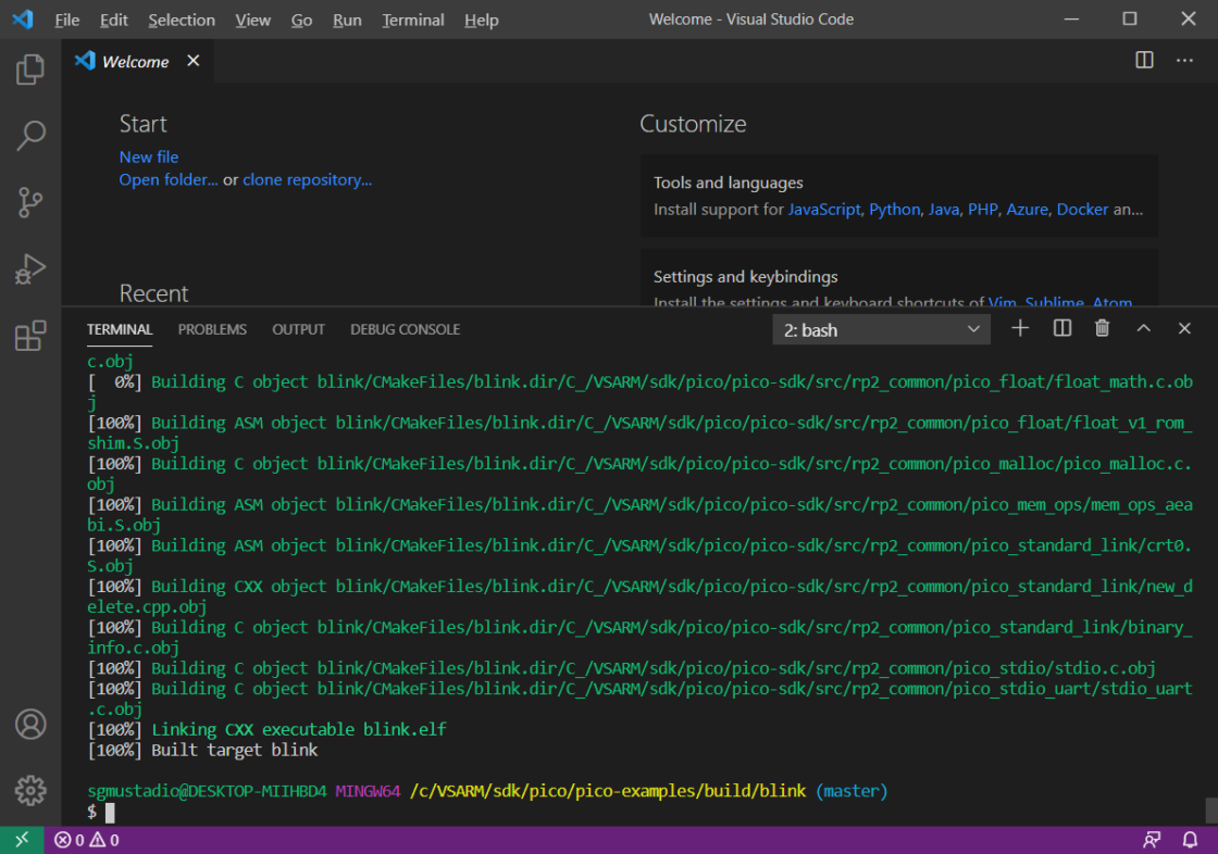 How to Set Up Raspberry Pi Pico C/C++ Toolchain on Windows with VS Code ...